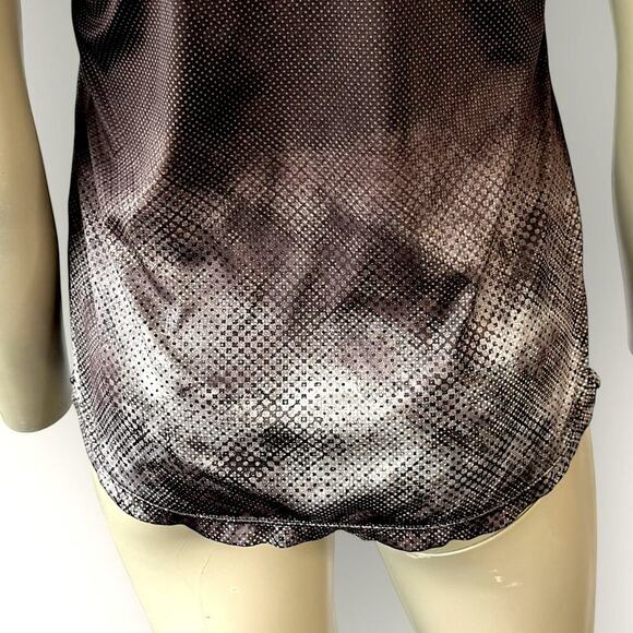 Spalding Activewear Speed Dri Racerback Tank Top Women Size S/P Ombre Brown - Picture 6 of 15